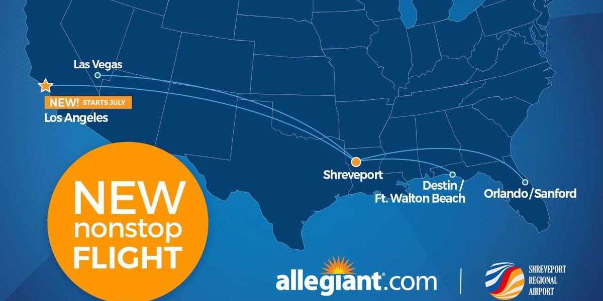 Shreveport Regional Airport to offer non-stop flights to Los Angeles