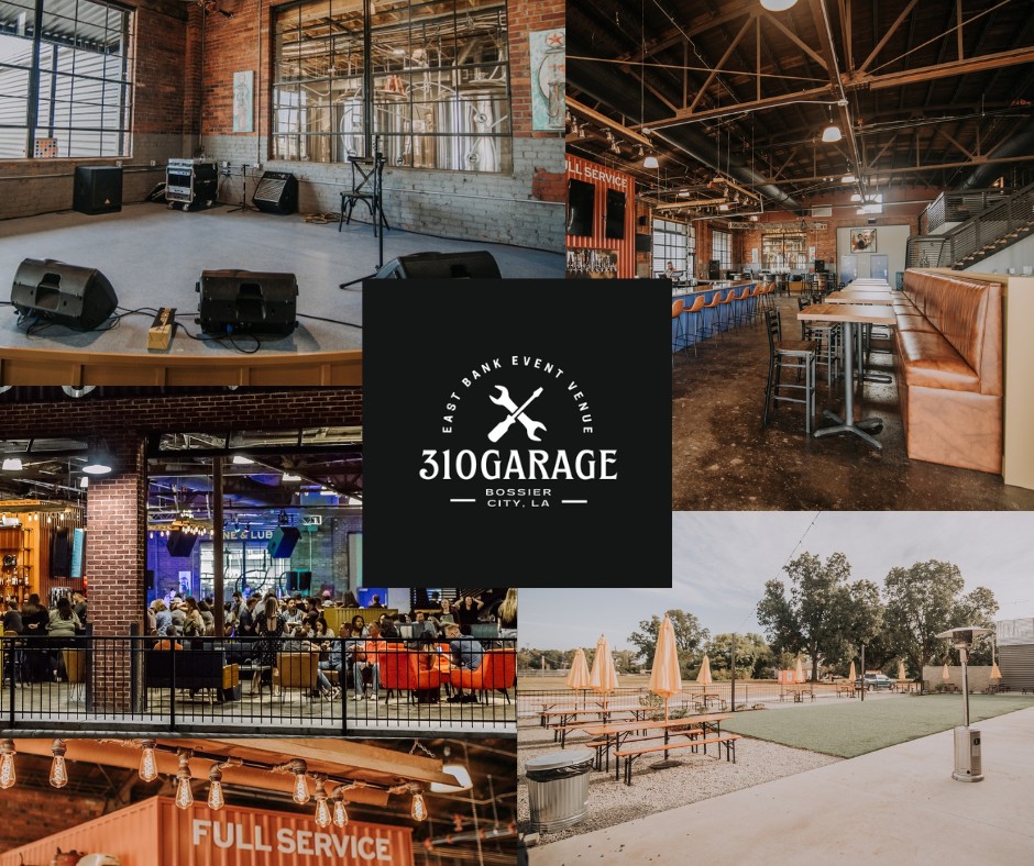 310 Garage event venue in the East Bank District, Bossier City