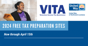VITA - Shreveport Bossier free tax filings
